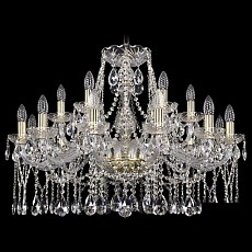 Подвесная люстра bohemia ivele crystal 1413 1413-12-6-300-g